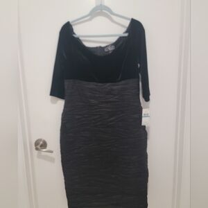 Alex Evenings Black Cocktail Dress MSRP $149